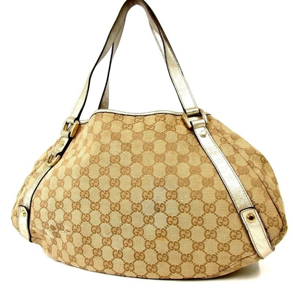 Gucci Handbags - Auth Gucci Gg Canvas Tote Bag Canvas #382G263